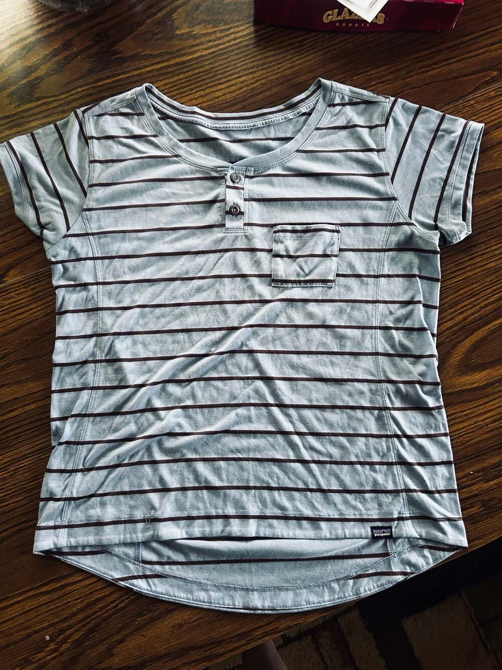 Patagonia Henley Short Sleeve Shirt Size Women’s L